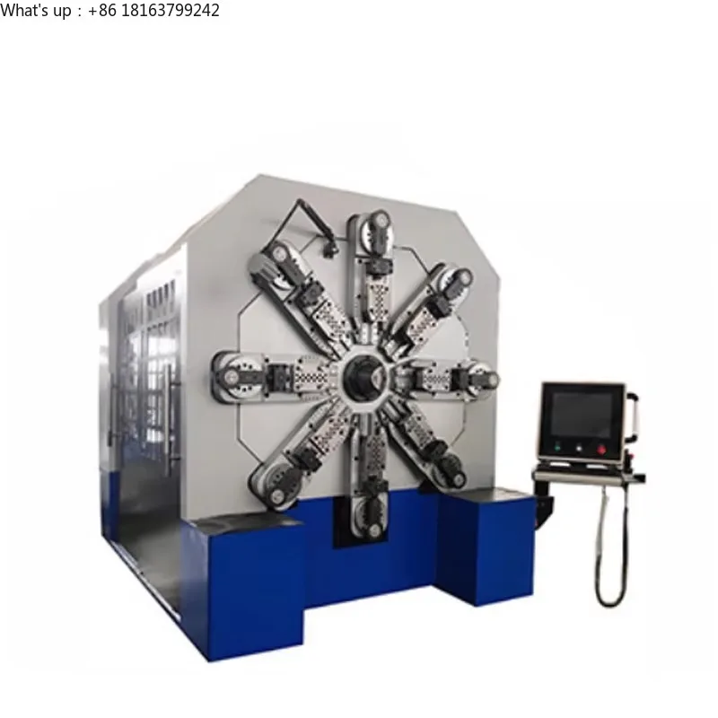 آلة زنبركية أسلاك الفولاذ الأوتوماتيكية باستخدام الحاسب الآلي تشكيل ملف التواء المتعرج مع دعم OEM لمسة نهائية عادية مباشرة من المصنع