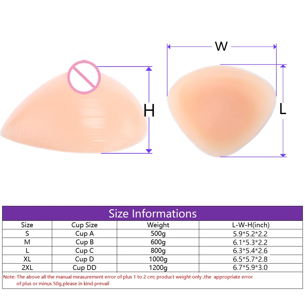 IVITA Fake Breasts Boobs Silicone Breast Form Prosthesis Tits Crossdress for Shemale Drag Queen Transgender Transvestite Cosplay