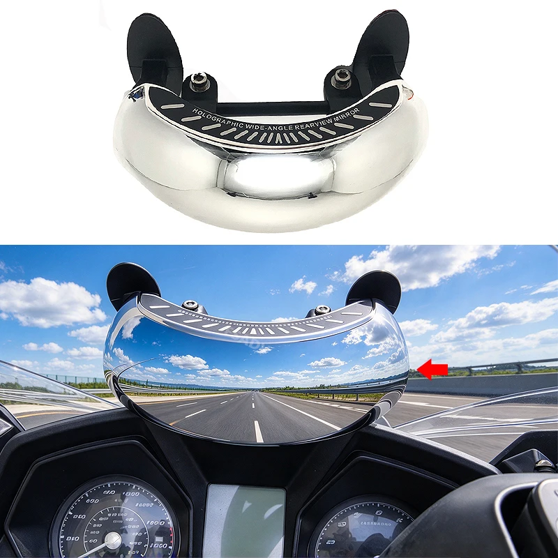 R1200GS 180+ Degree Blind Spot Mirror Wide Angle Rearview Mirrors Rear View Mirror For BMW R1250GS Motorcycle Windscreen