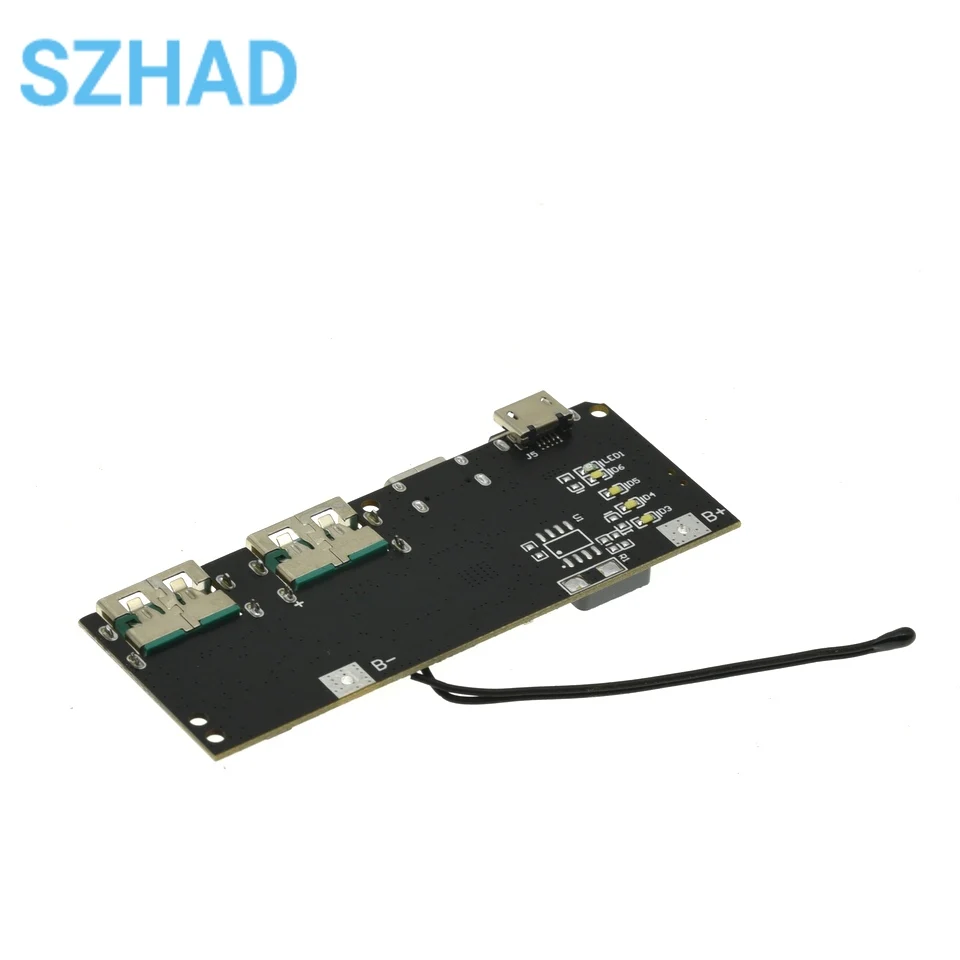 22.5W Quick Charging Mobile Power Module QC4.0 PD3.0 5 Port Dual USB Mobile Power Bank Circuit Board Protection Diy Motherboard