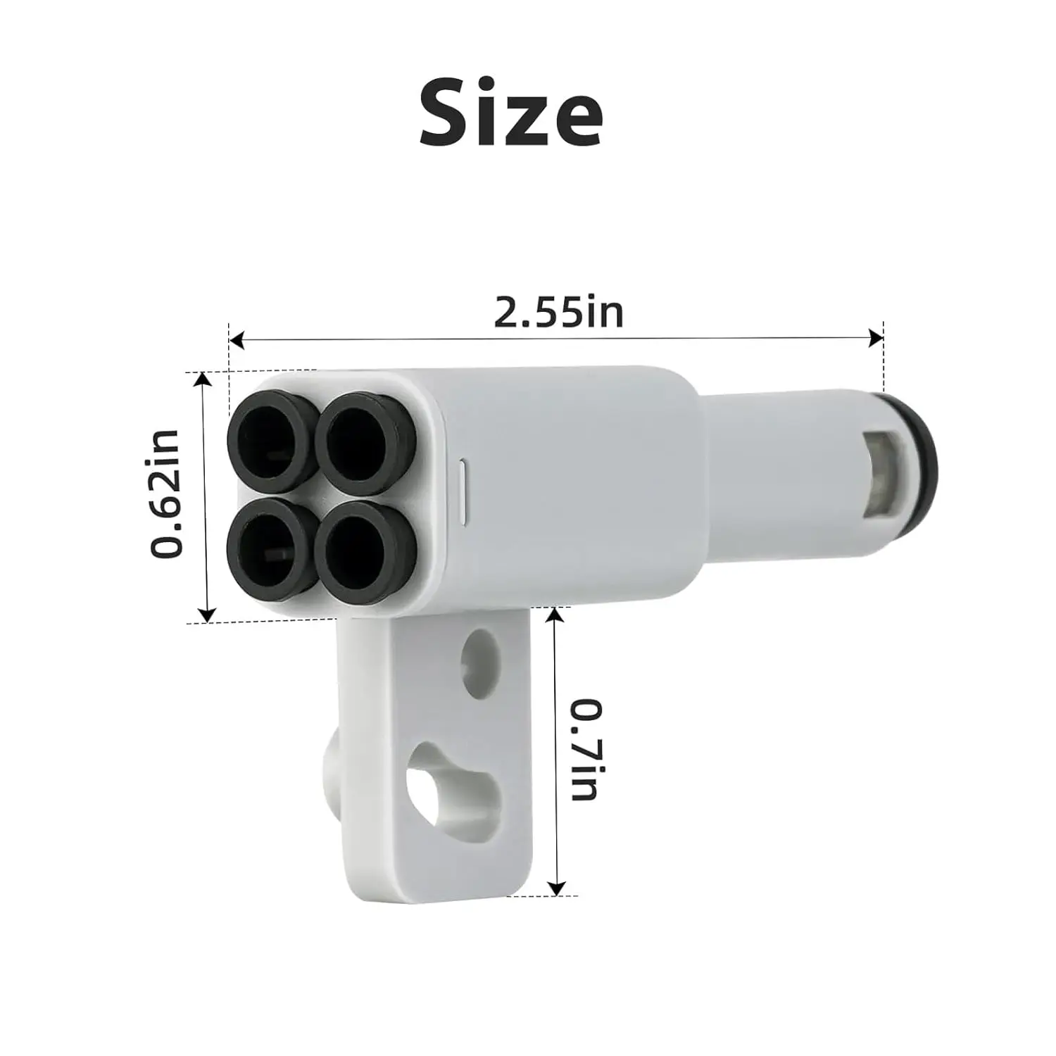 

For BambuLab 3D Printer Accessories 4-in-1 PTFE Accessory Tube Expansion Port for Four Feed Tubes
