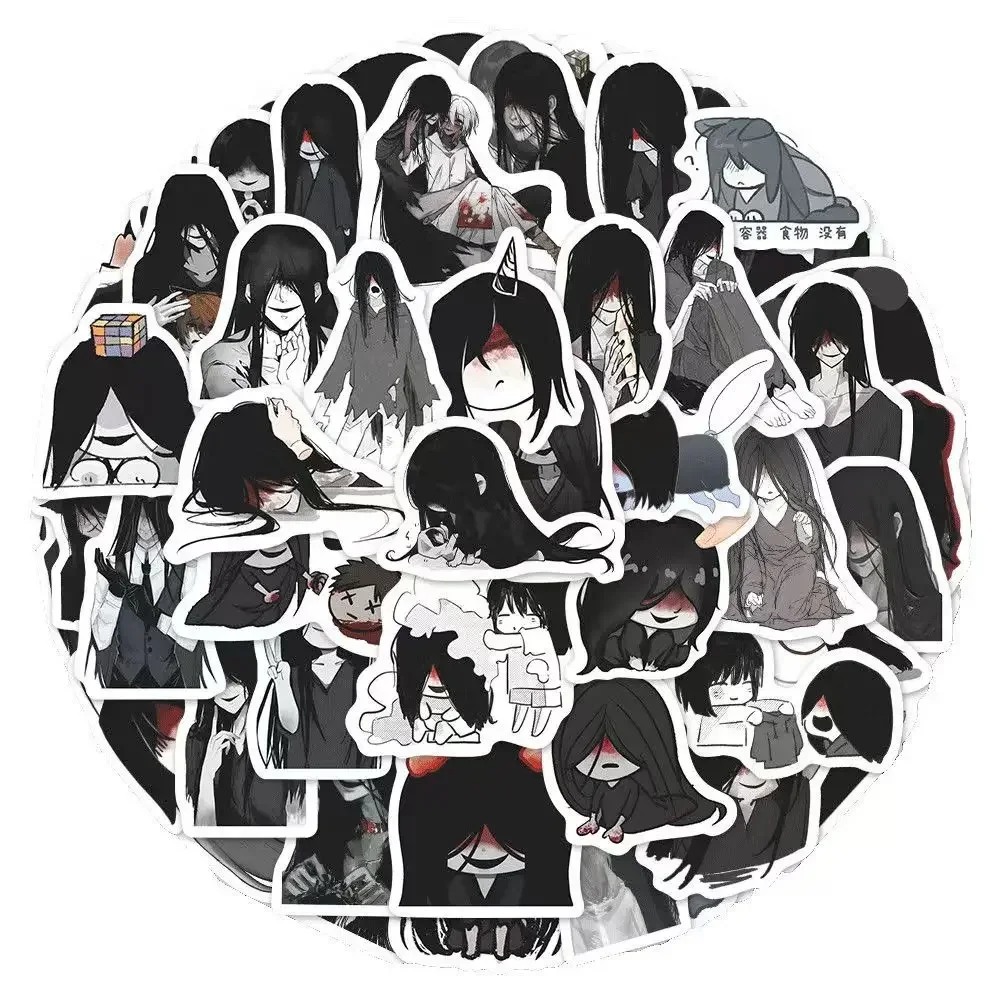 100 шт. Homicipher Pack, смешанный аниме-автомобиль для ноутбука, скейтборда, коврик для велосипеда, мотоцикла, PS4, телефон, большая наклейка, ПВХ, гитара, холодильник