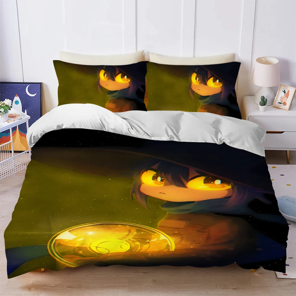 Niko O-Oneshot Duvet Cover Set Home Style Bedding Soft Laundry Cotton Bed 3 Piece Set Student Dormitory Gift