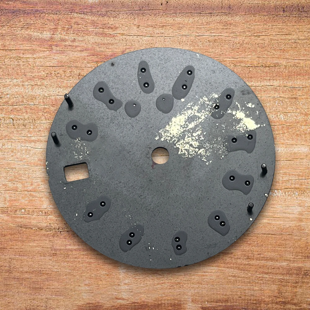 28.5mm S Logo New Sunburst Dial Fit NH35/NH36/4R/7S Japanese Movement Green Luminous High-Quality Watch Modification Accessories