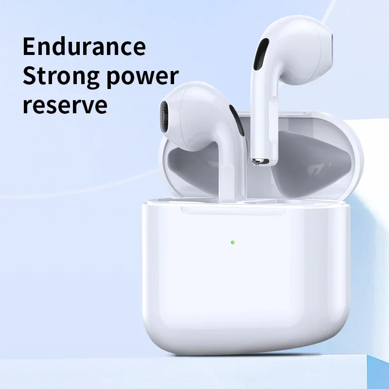 Wireless Headphones Pro 4 TWS Bluetooth 5.1 Earphones with Charging Case Touch Control Earbuds Sports Headset for All Phones Ios