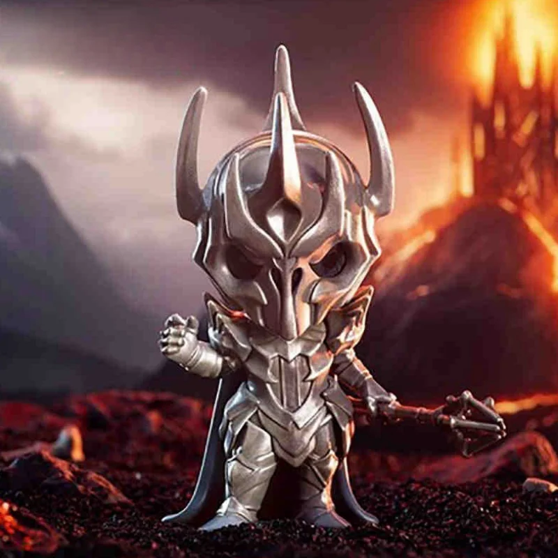 Nuevo 7,5-9,7 cm El Señor de los Anillos figura de Anime Saruman Sauron Gollum figura de acción adorno de escritorio juguete para regalo