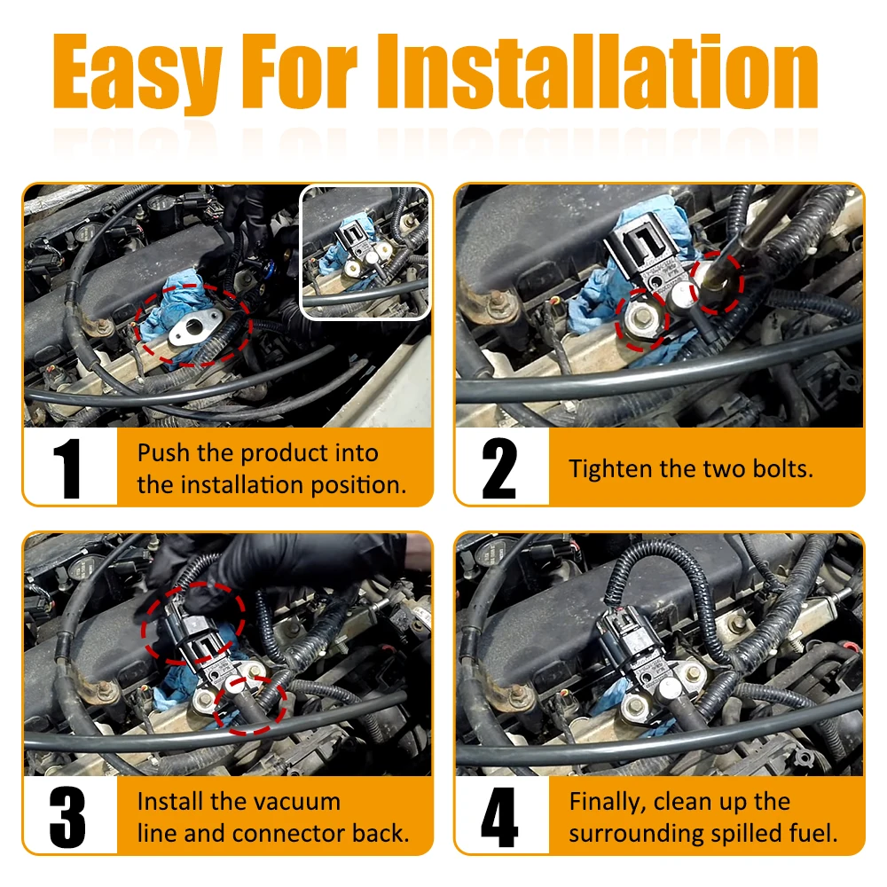 Fuel Injector Rail Pressure Sensor For Ford Escape Explorer Focus Maverick Mustang 2005 2008 2007 Crown Victoria 3F2E9G756AD view 5
