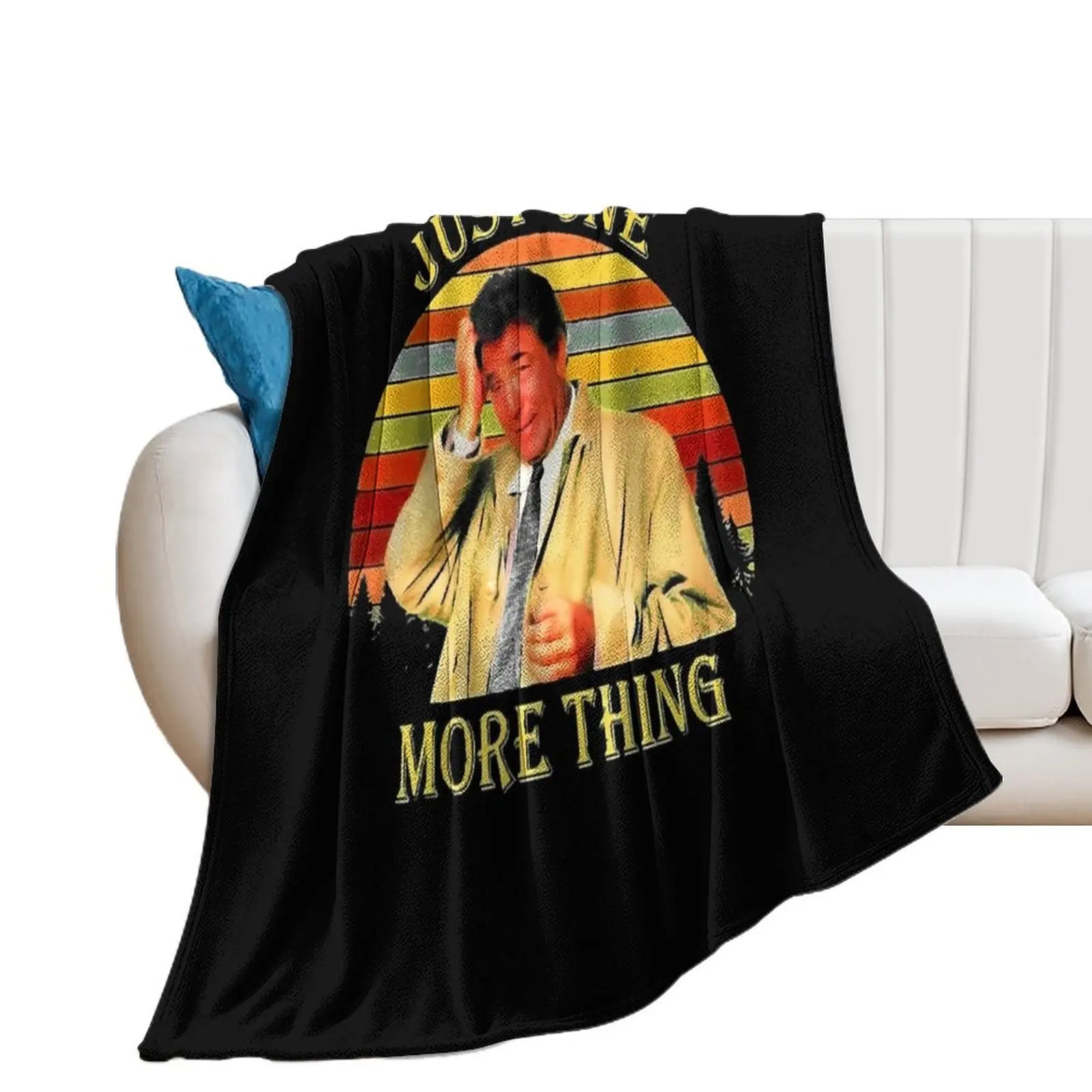 Just One More Thing Columbo Throw Blanket Picnic Luxury Blankets For Sofas manga Blankets