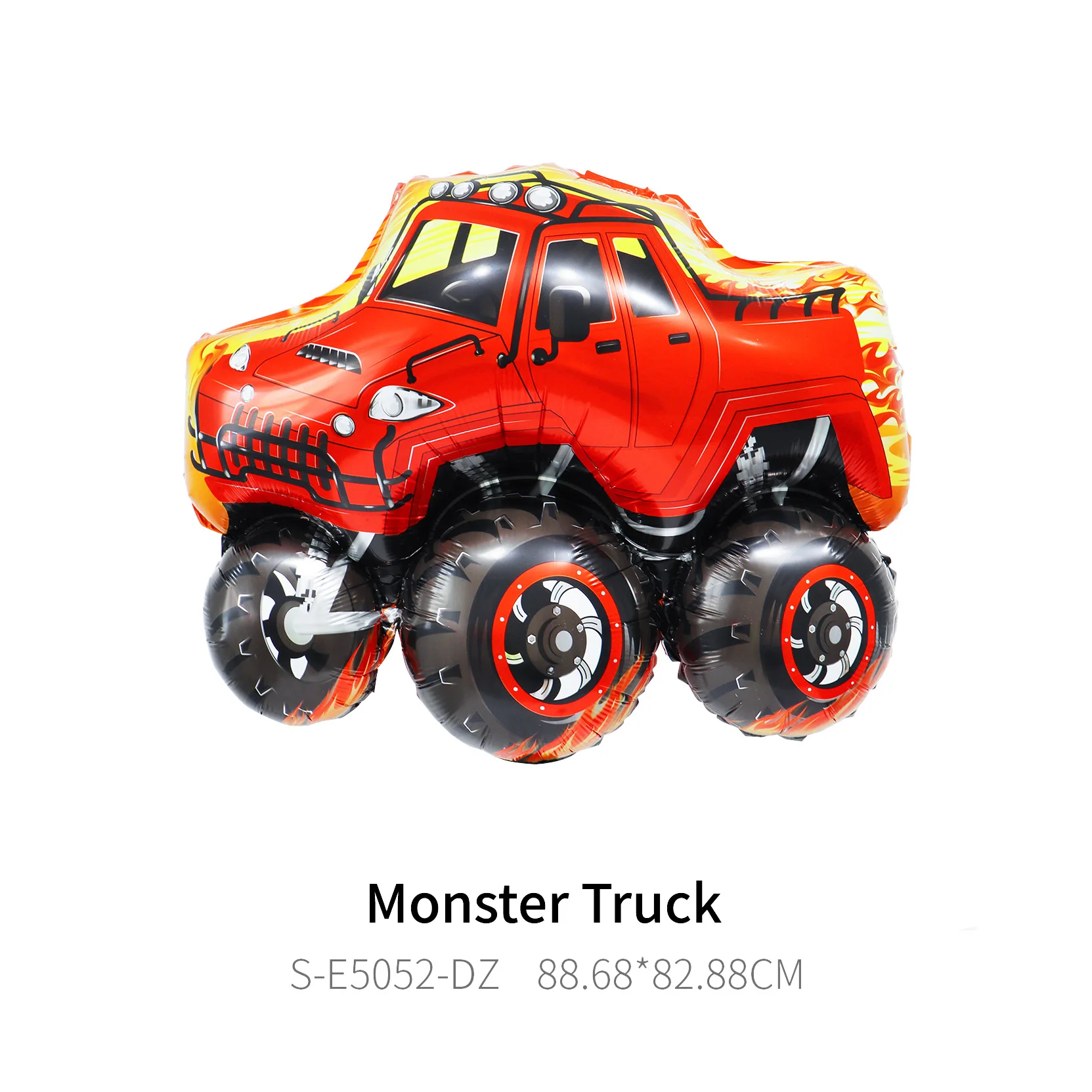 Rennwagen Monster Truck Party Banner Girlande Hängedekoration Monster Truck Ballon Jungen Monster Truck Geburtstagsdekoration – Detail 6
