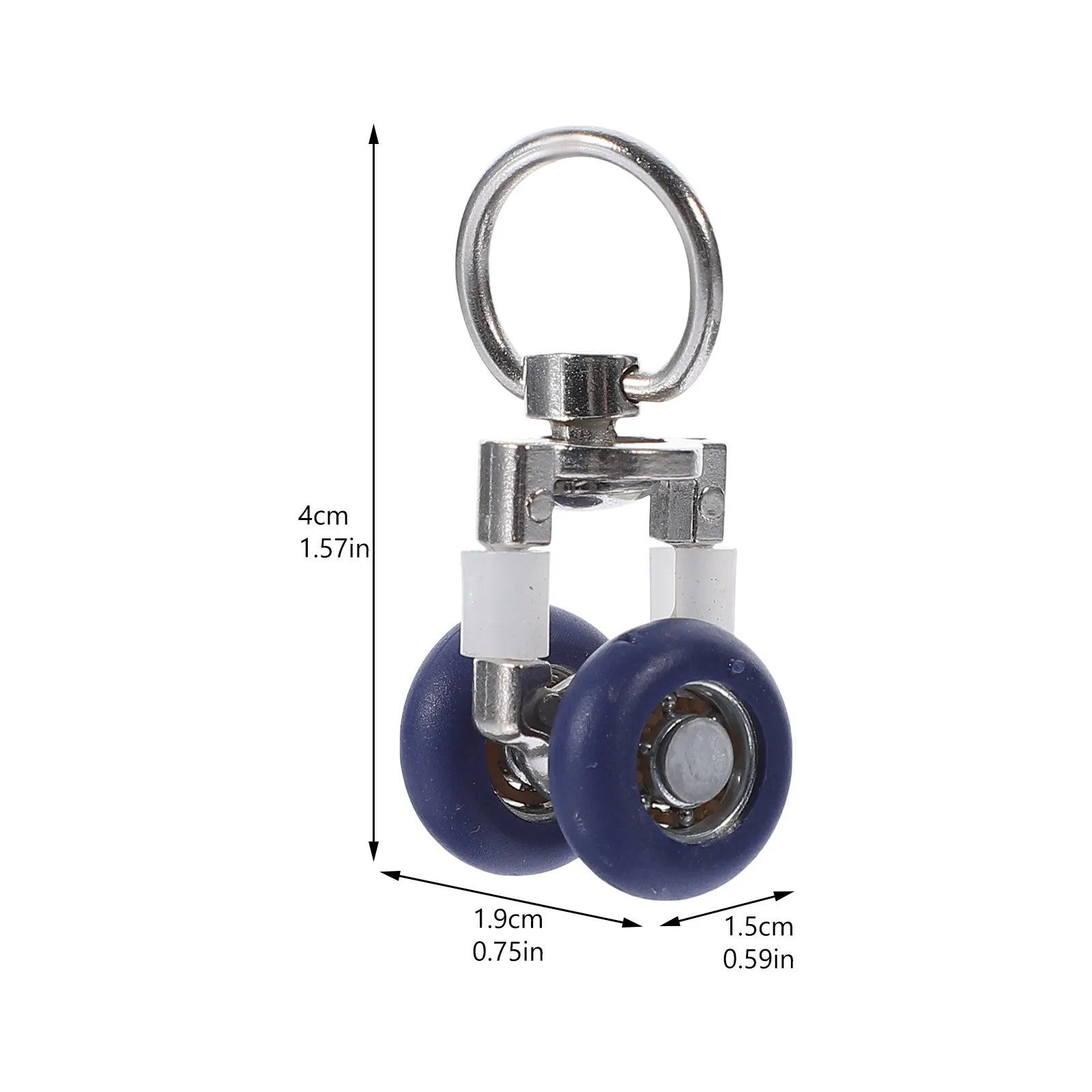 6Pcs Curtain Track Silent Runner Pulley Glider for Drapery Curtains Sheer Valances Shower Curtains Premium Pe Stainless Steel