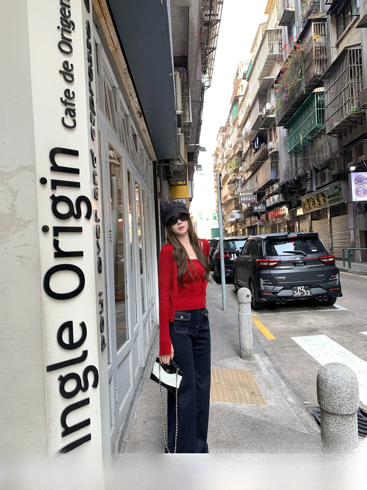 

Elegant Straight Leg Jeans Women's Summer Casual Deep Blue Denim Pants Natural Waist Cotton Fabric No Stretch Winter Wear