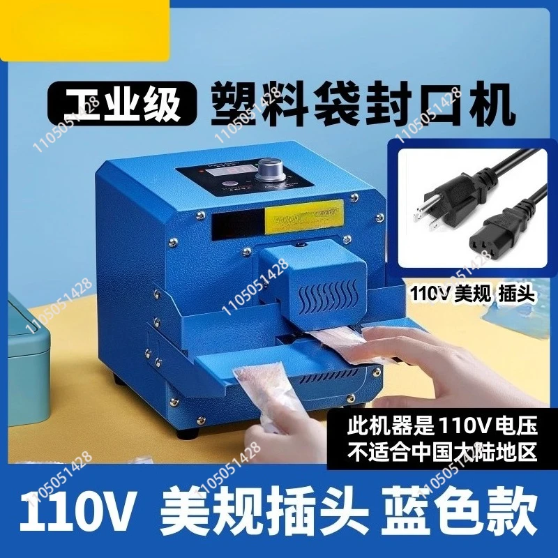 Handy Portable Bag Sealer Sealing Machine Aluminum Foil Composite Plastic Film PE Coated Paper Food Packaging110v