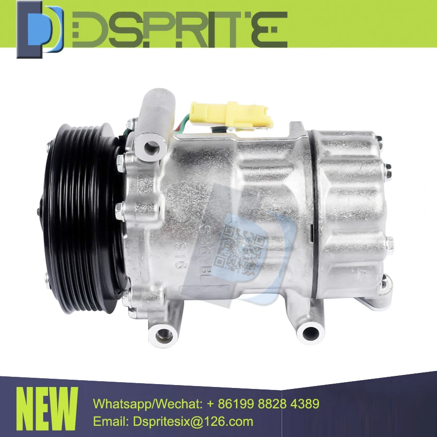 SD6V12 AC Compressor For Mini Cooper R56 2007-2012  64526942501 9223392 6942501 2758433 64522758433 64529223392 64522758145