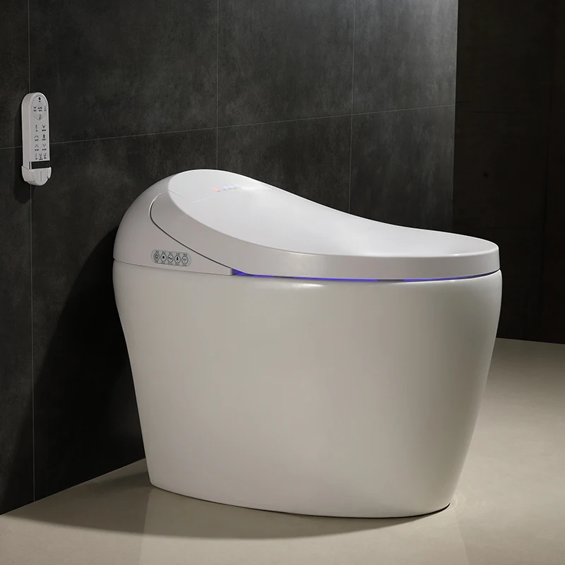 

110V/220V S Trap/p Trap Japanese Bathroom Auto Flush Intelligent Electric Bidet Automatic Wc Smart Toilet Bowl