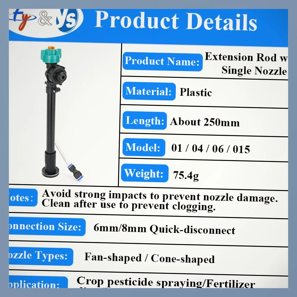 Farm Spraying Replacement Tip E416P, Lightweight Flat Fan Pattern Nozzle Accessory For Homemade Agricultural Pesticide Sprayer E