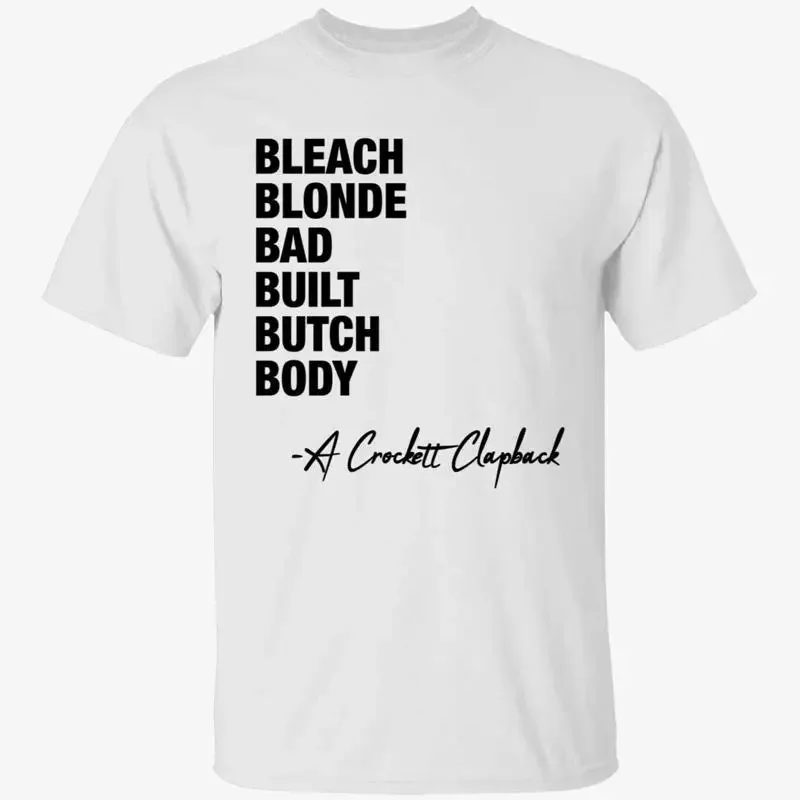 Sale Bleach Blonde Bad Built Butch Body Jasmine Crockett T Shirt