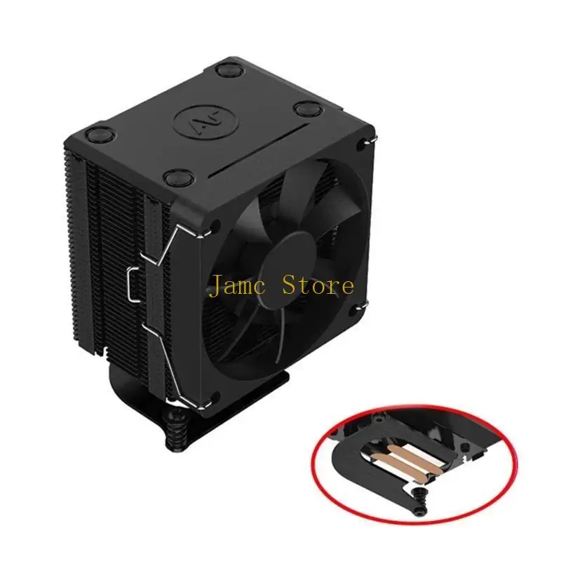 

LX0B THRML 60mm Fan Heat Sink 5000RPM Fast Radiator for RPi 5 THRML Aluminum Heatsink