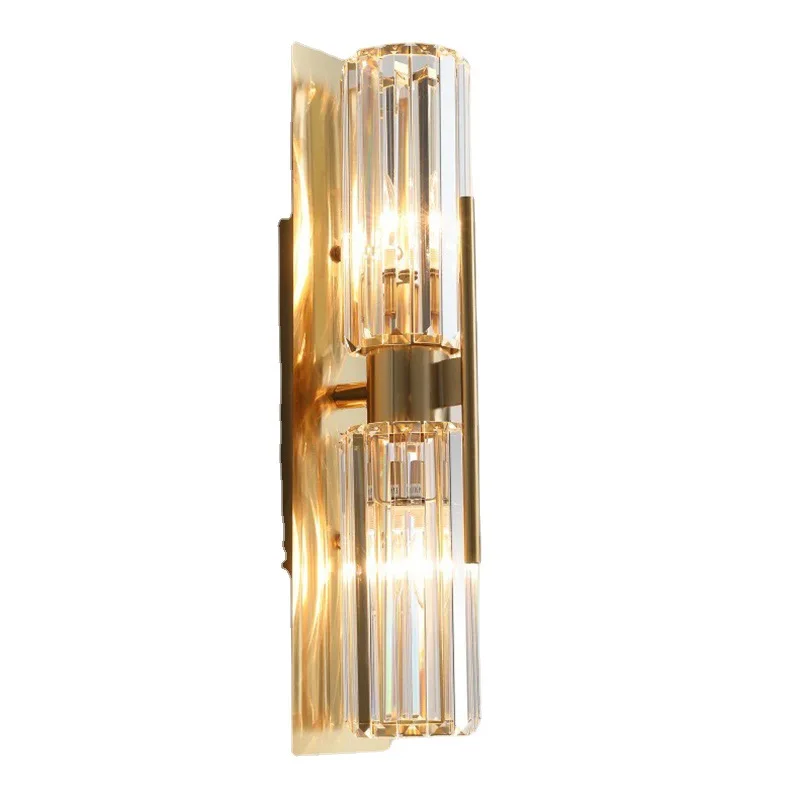 

French style, light luxury, crystal wall lamp, high sense, creative minimalism