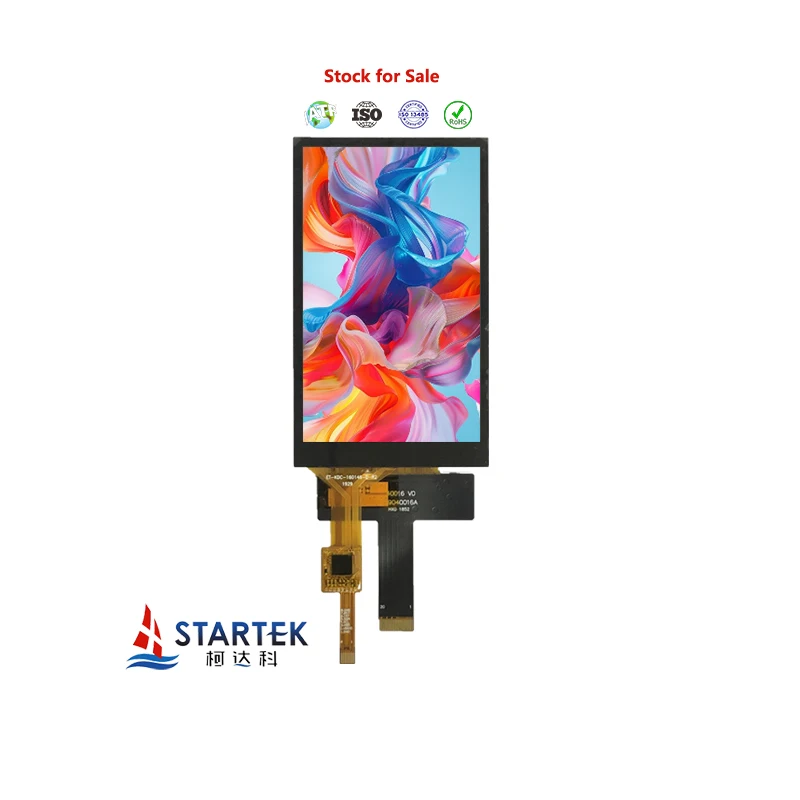 4,3-дюймовый TFT LCD-модуль с интерфейсом MIPI, разрешением 480*800, яркостью 500 нит, IPS-матрицей