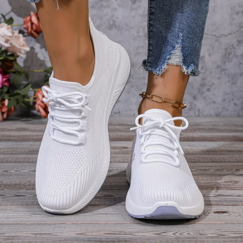 Women Shoes on Sale 2024 Brand Mesh Women's Vulcanize Shoes Autumn Breathable Fashion Women Sneakers Solid Sneakers Women