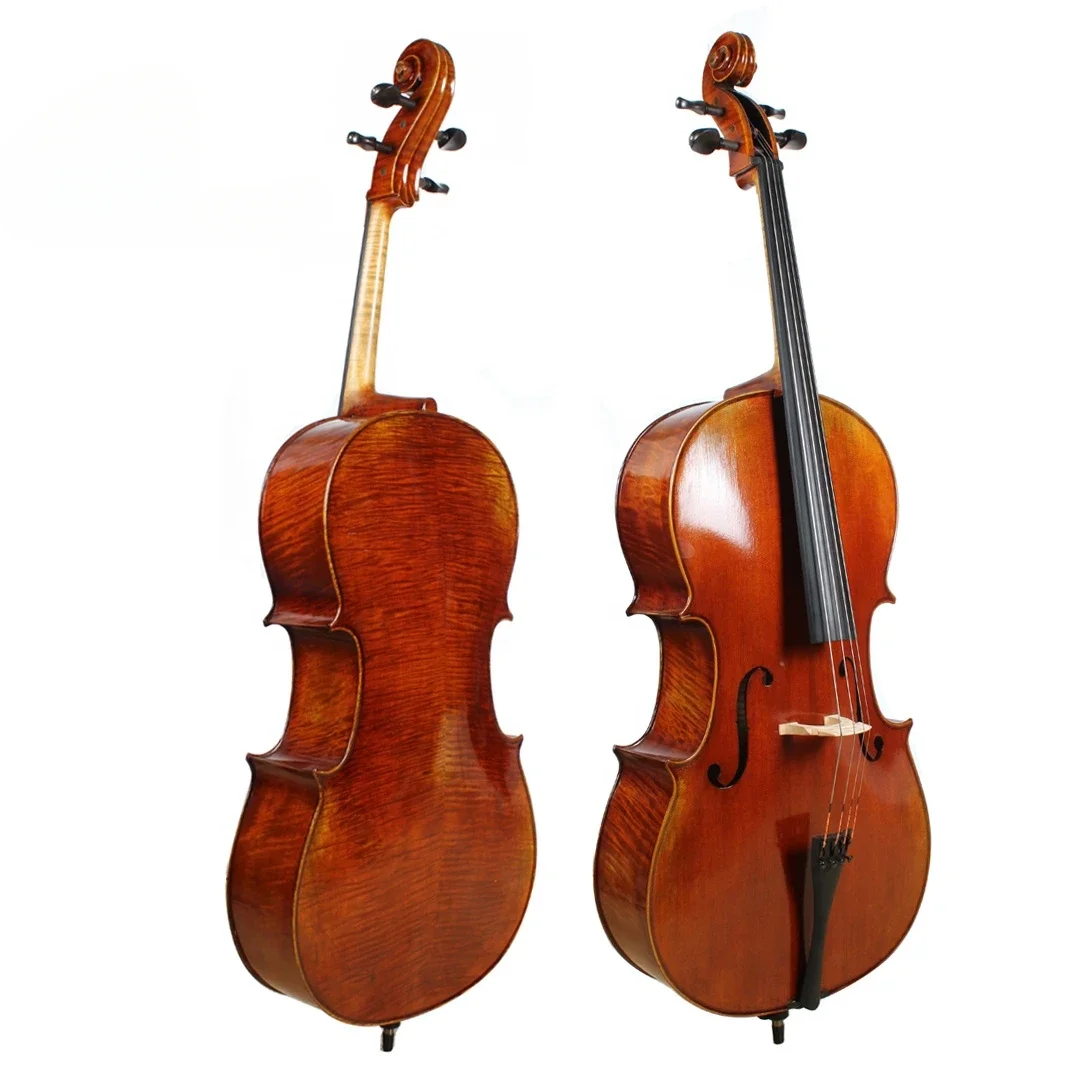 High Grade European Flamed Handmade Oil Varnish Professional Cello