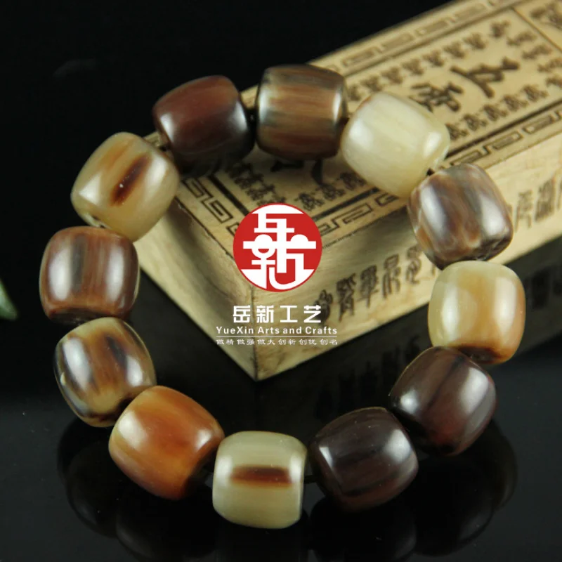 

Buffalo Horn-Shaped Beads Bracelet Waist Bead