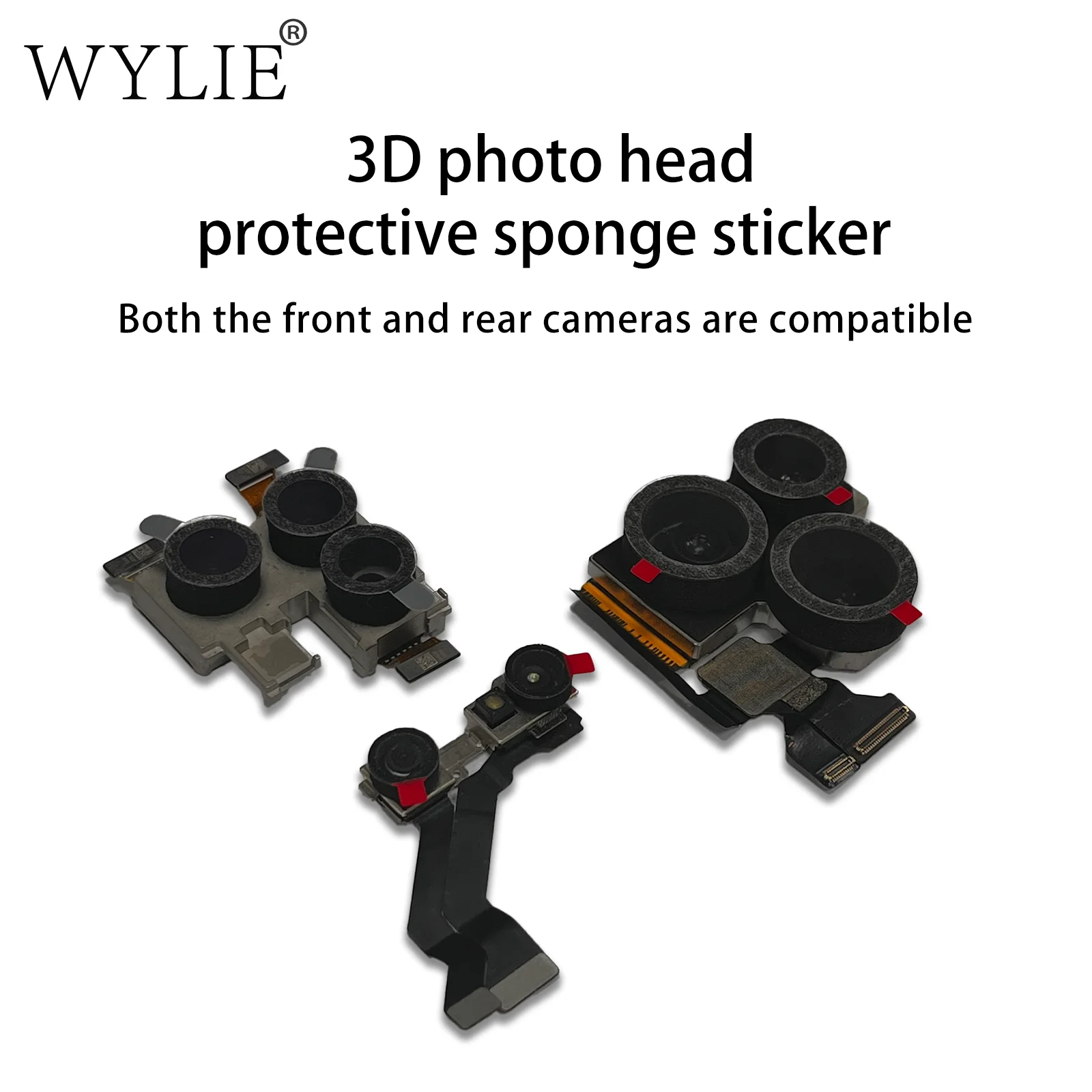 WYLIE 3D Photo Head Protective Sponge Sticker 70pcs/bag Diameter 6mm 8mm 9mm 13mm Protection Stickers for Mobile Phone Repair