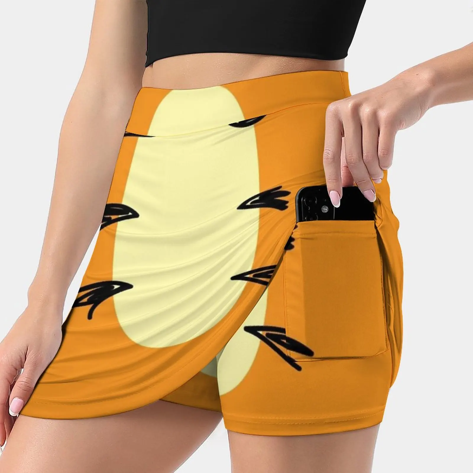 

T I Double Ga Err-© Graphicloveshop Women's skirt Aesthetic skirts New Fashion Short Skirts Tigger Pooh Minimalism Minimalist