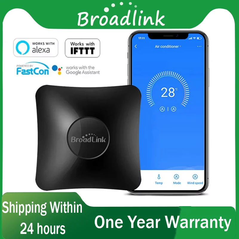

BroadLink RM4 Pro Remote Remote Control Universal Remote Control RF Controller IR Switch Smart Home Works Alexa Google Assistant