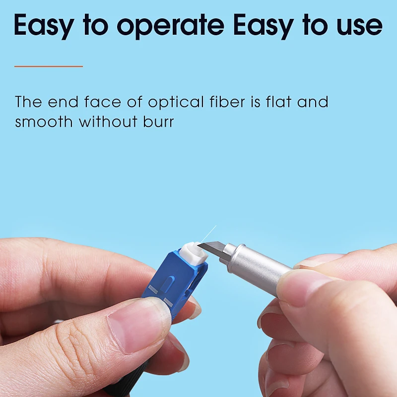 قلم قطع الألياف الضوئية، أداة قطع الألياف الضوئية FTTH، قطع قطري، قطع مسطح، أداة قطع القلم، سهلة الحمل