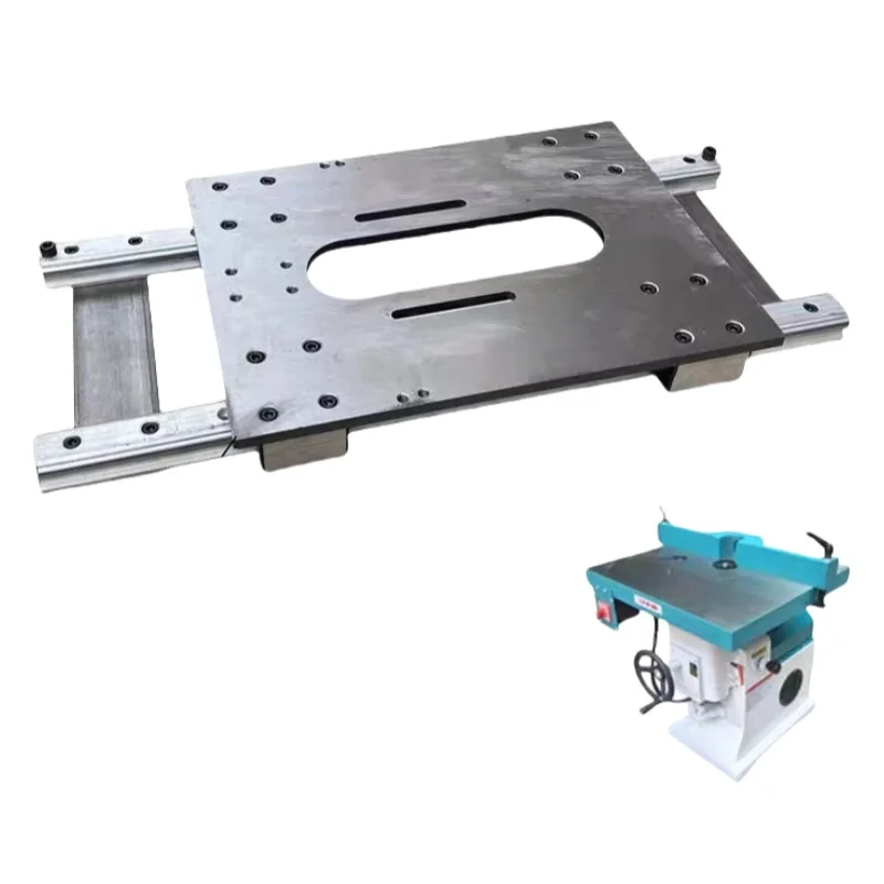 Industrial Vertical Woodworking Router Machine with Hydraulic Shaper Functionality