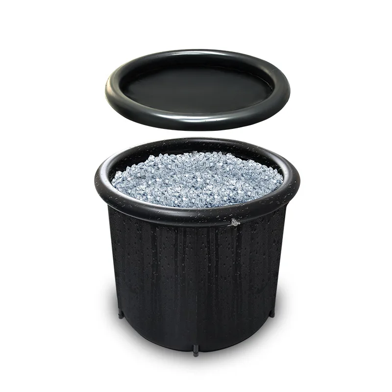 Ice bath tub cold therapy tub thickened and foldable
