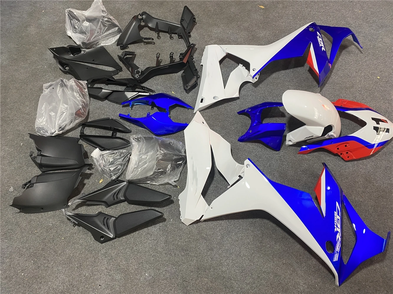 Motorcycle Fairing Kit fits the CBR650R 2019 2020 2021 2022 2023 CBR650 19 2021 22 23 Body fairing Red White Blue motorcycle