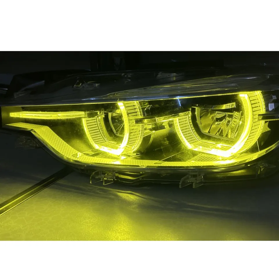 BMW 3シリーズ,ブルー,レッド,エンジェルアイ,bmw f30 lci,イエロー