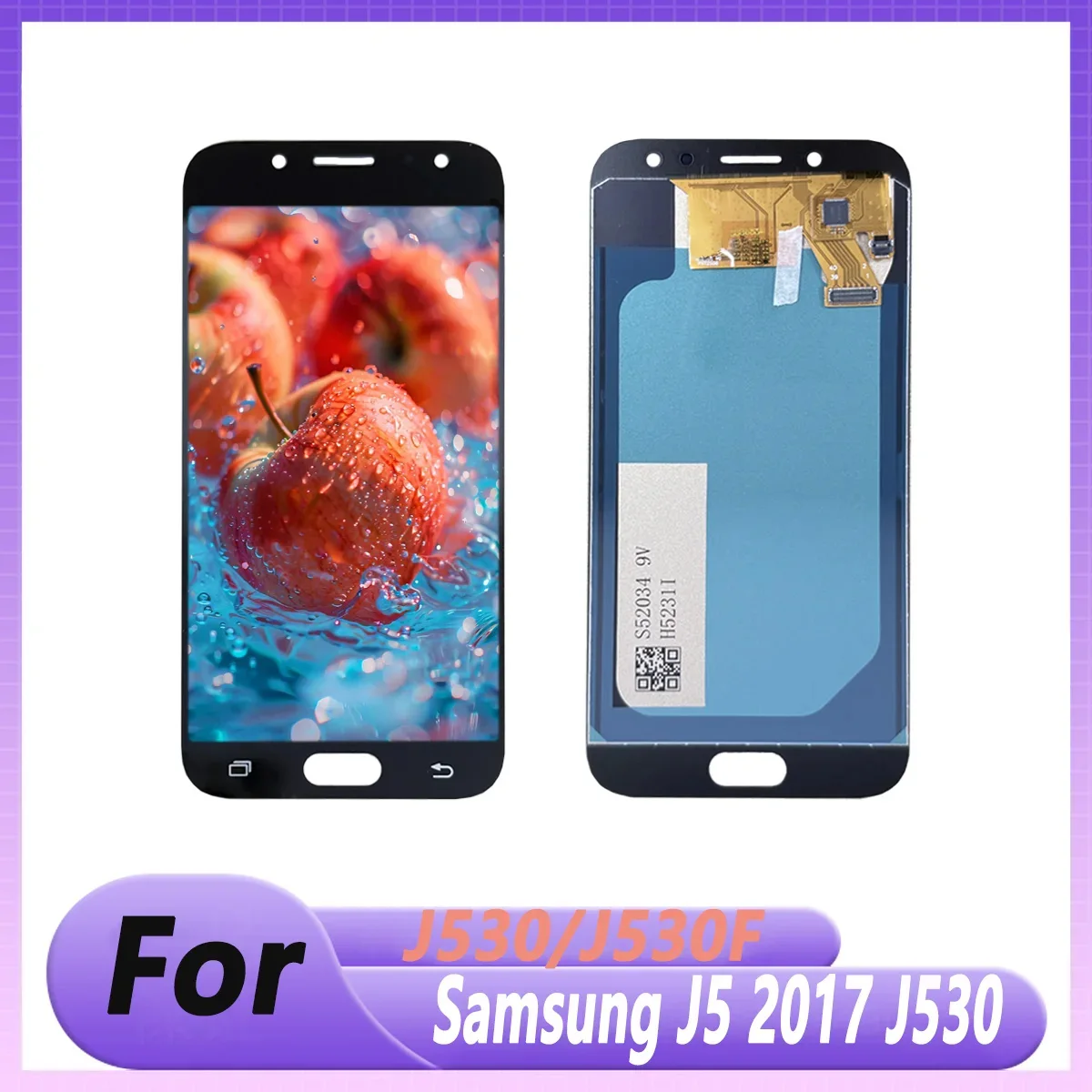 100% testado tft lcd para samsung j5 2017 j530 lcd digitador da tela de toque para samsung j530f/j530 display assembléia substituição lcd