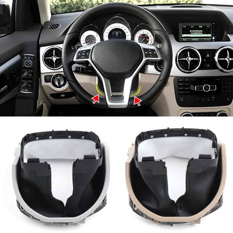 For Mercedes Benz X204 GLK Class GLK300 LHD Car Steering Wheel  Pillar Dust Cover Panel 2008-2015 2046807308 Auto Accessory