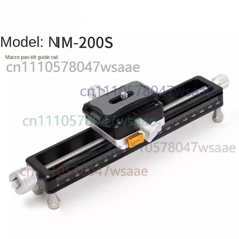 For NISI NM-200S Macro Focusing Rail Close-Up 360° Rotating Clamp Tracking Slider