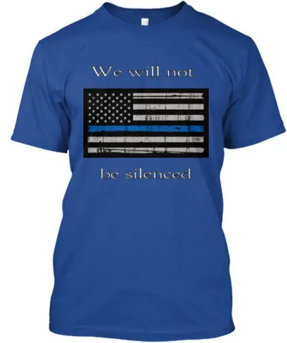 We Will Not Be Silenced T-Shirt Made in the USA Size S to 5XL