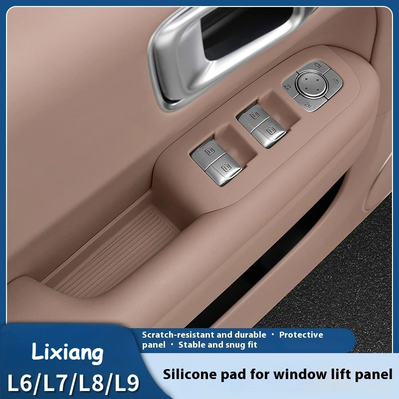 

Fit For Li L6 L7 L8 L9 LIXIANG 2025 Model Door Handle Pad Interior Button Silicone Door Slot Storage Box Car Supplies