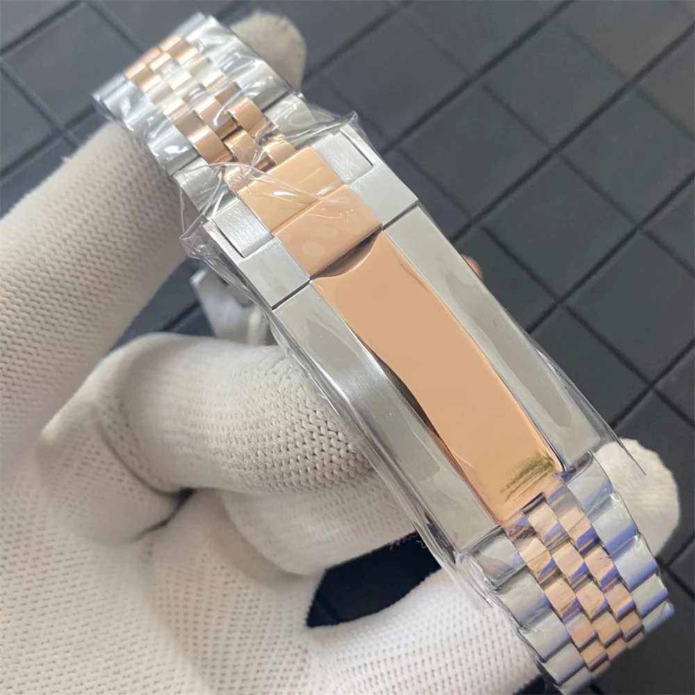 علبة خاتم الأسنان الكلب مع زجاج الياقوت ، اكسسوارات الساعات ، NH35 ، حركة NH36 ، 36 مللي متر