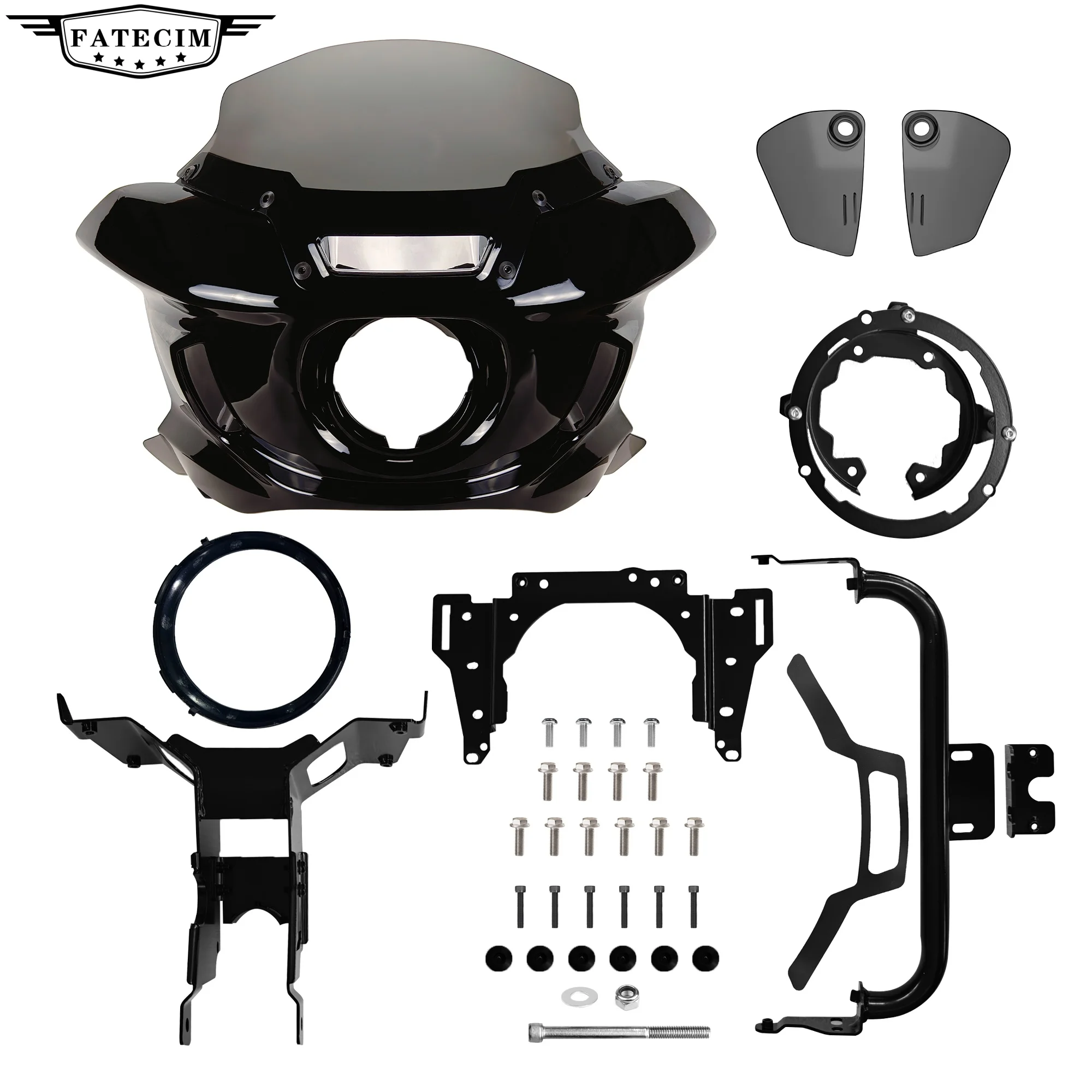 Motorrad Low Rider ST Verkleidung ST Deflektor Für Harley Softail Street Bob FXBB 2018-2020 FXBBS 2021-2024 Softail Standard FXST