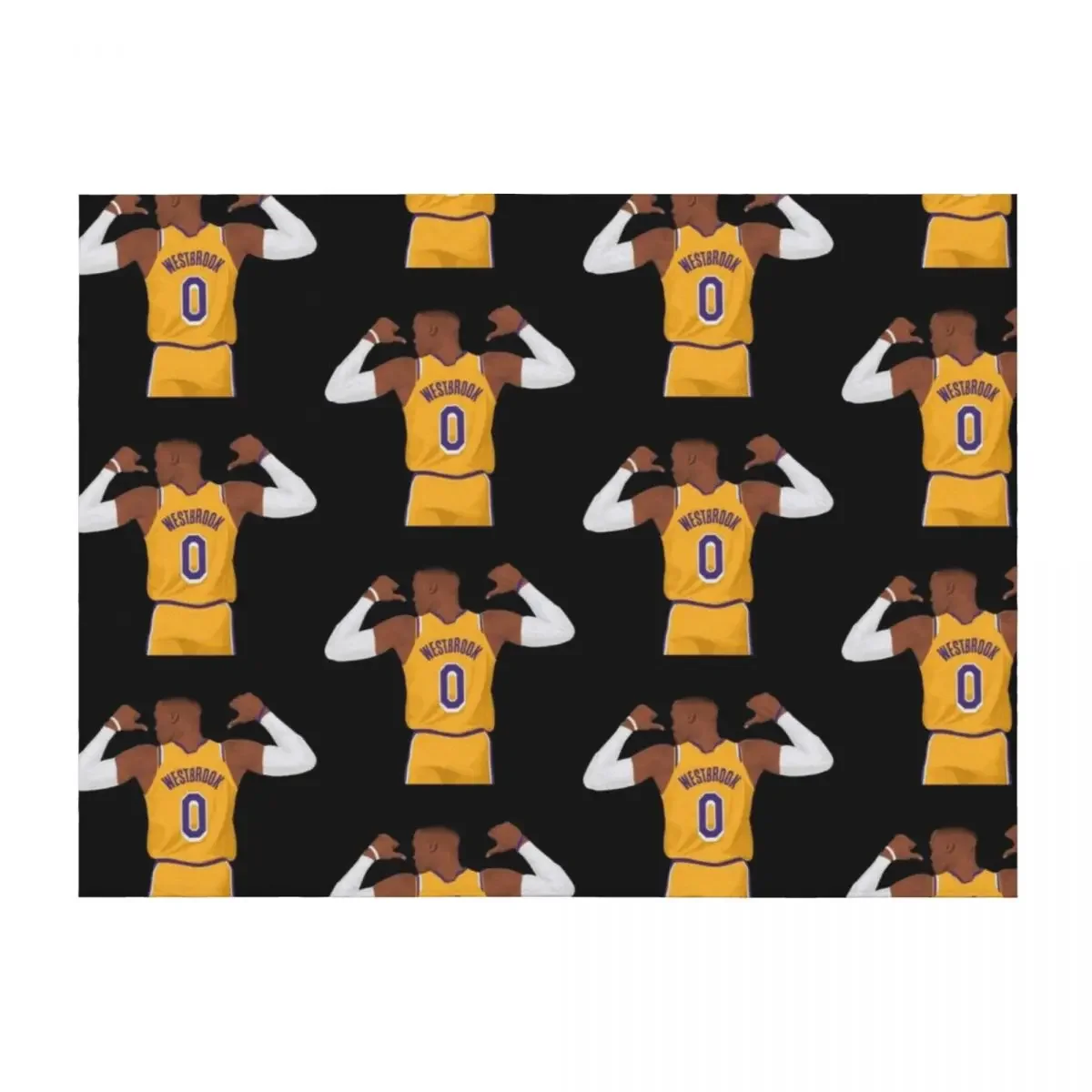 

Russell Westbrook 0 Throw Blanket Blankets Sofas Of Decoration Decorative Sofa Sofa Quilt warm winter Blankets