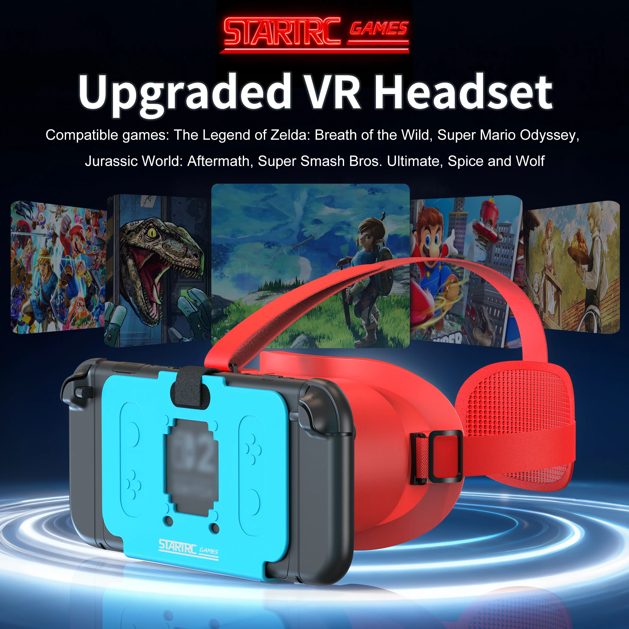 Gaming Accessories Vr - Upgraded VR Headset for Nintendo Switch