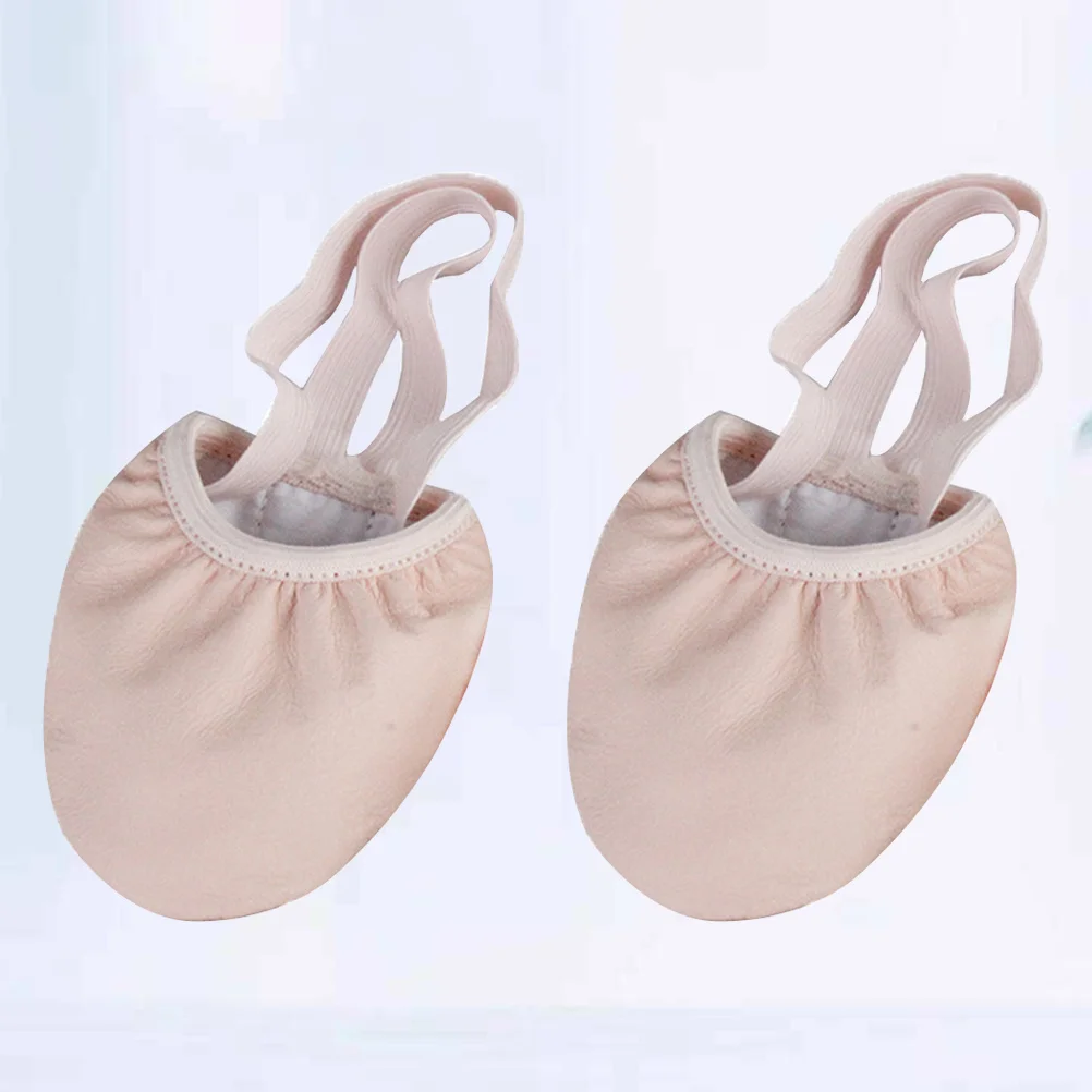 

1 Pair Elastic Band Dance Shoes Half Sole Ballet Shoes Non-Slip Breathable For Yoga Dance Ballroom Jazz Wear Durable Toe