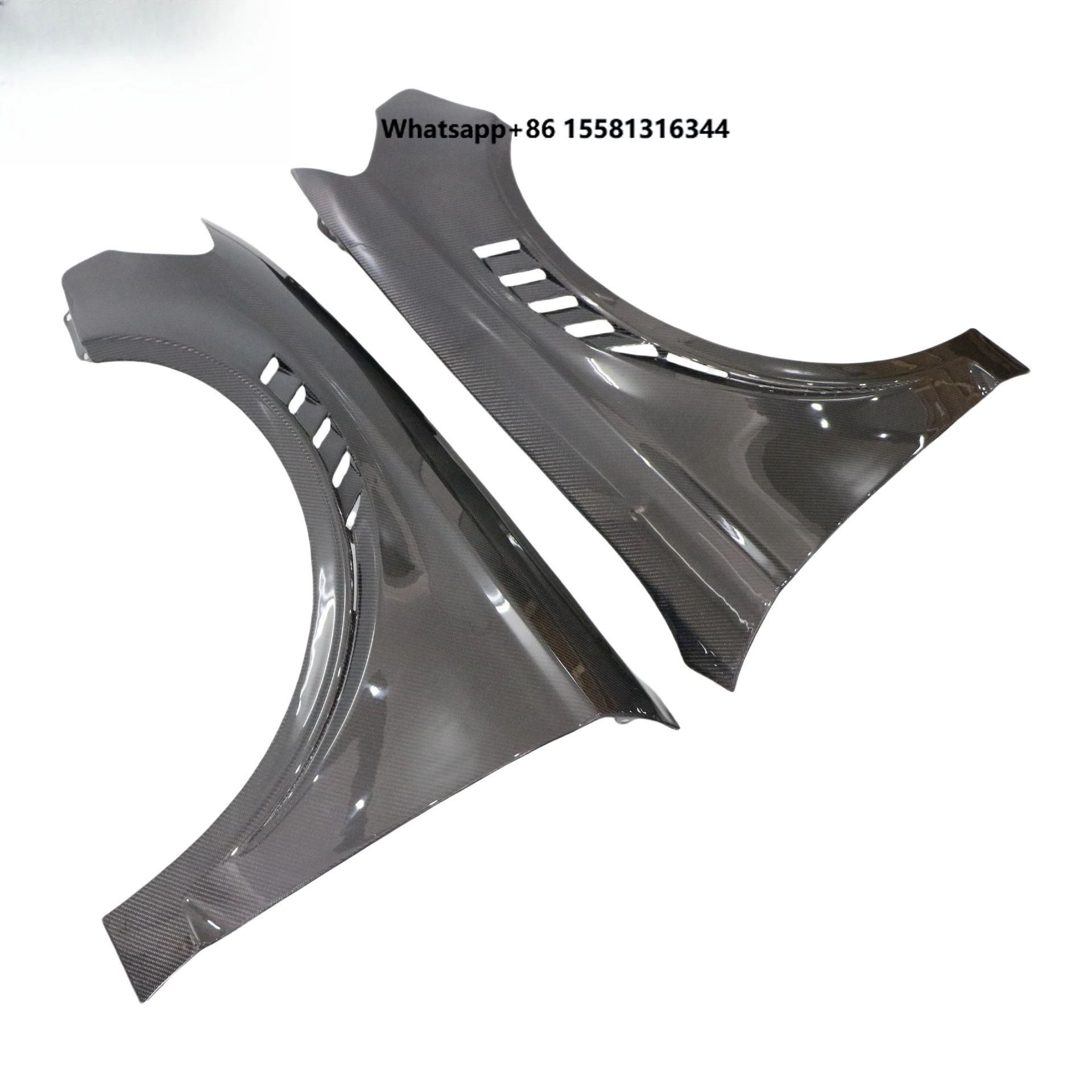 High Level Material 3K Carbon Fiber KS Style A3 S3 Side Car Fender Fit for A3 S3 Car Parts Mudguard