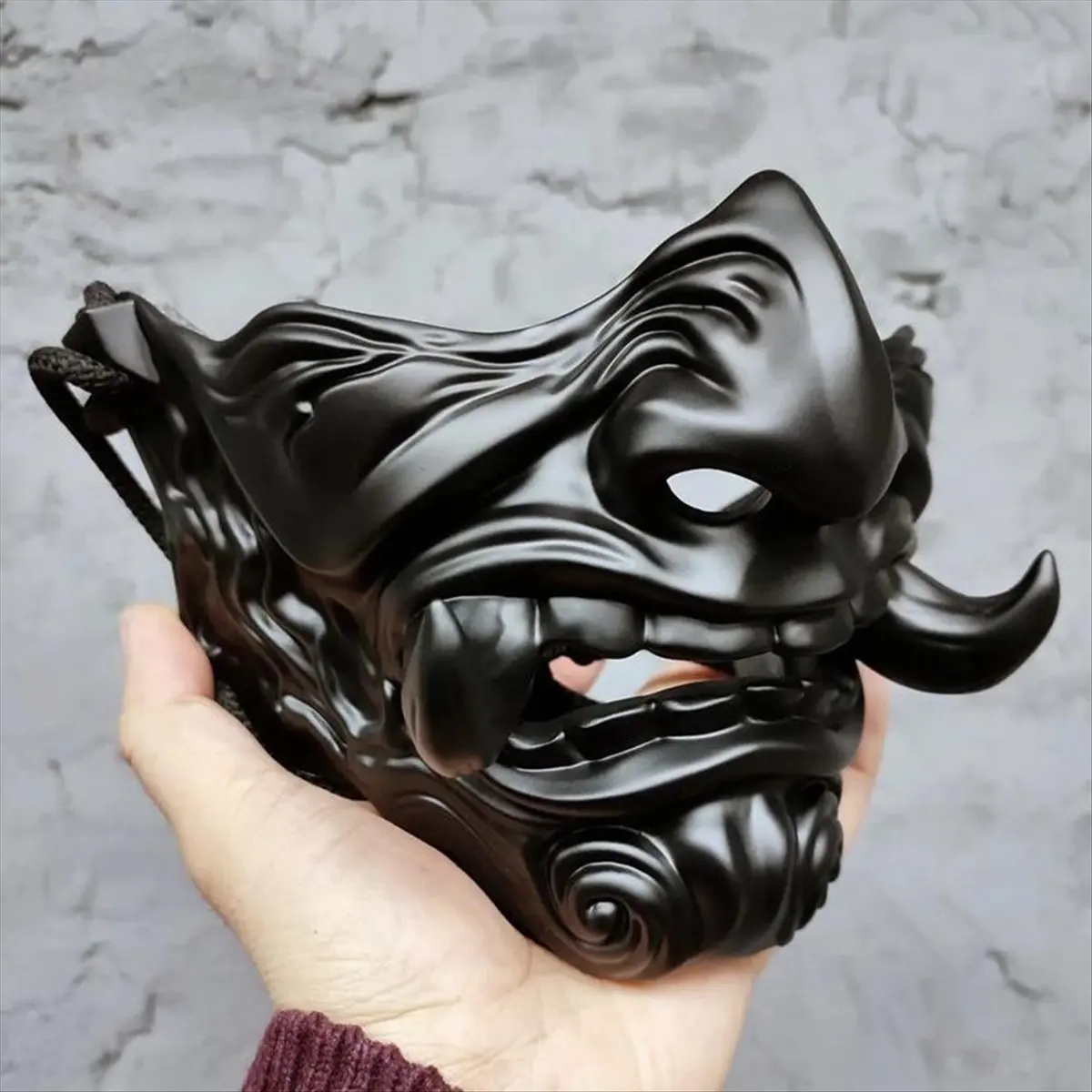 Japan Devil Ghost Mask Cosplay Masks Ghost Samurai Noh Kabuki Halloween Fancy Ball Mask