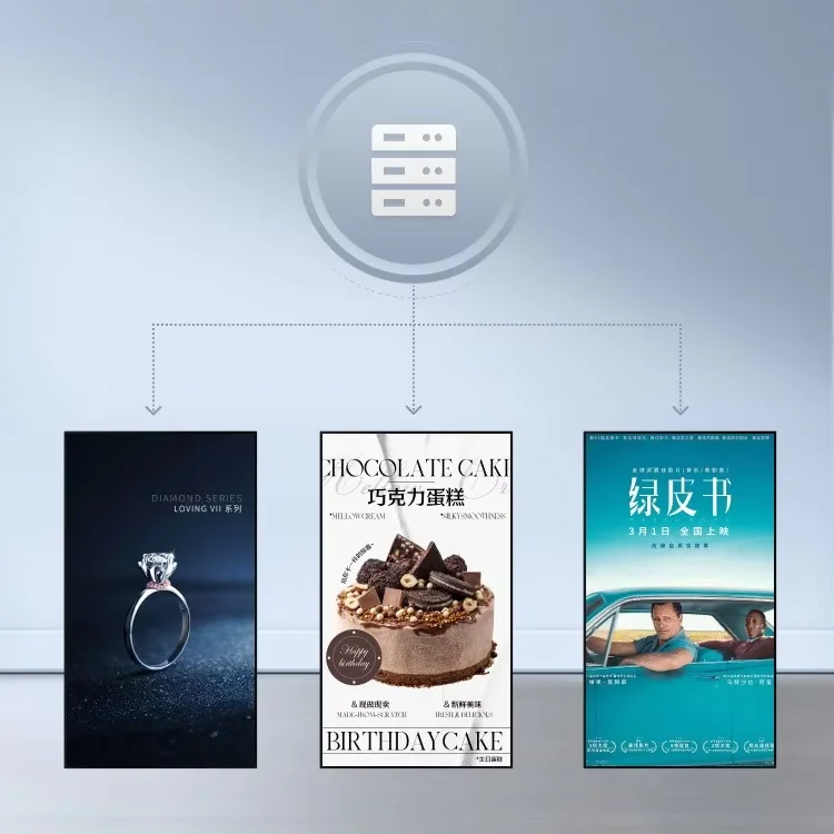 All-In-One High-Definition Smart Advertising Machine Wall-Mounted Digital Signage Display for Store Shopping Mall Supermarket