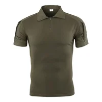 Camisa táctica de camuflaje de manga corta para hombre, camiseta de combate de secado rápido, camiseta militar del ejército, camisas de camuflaje para senderismo y caza al aire libre