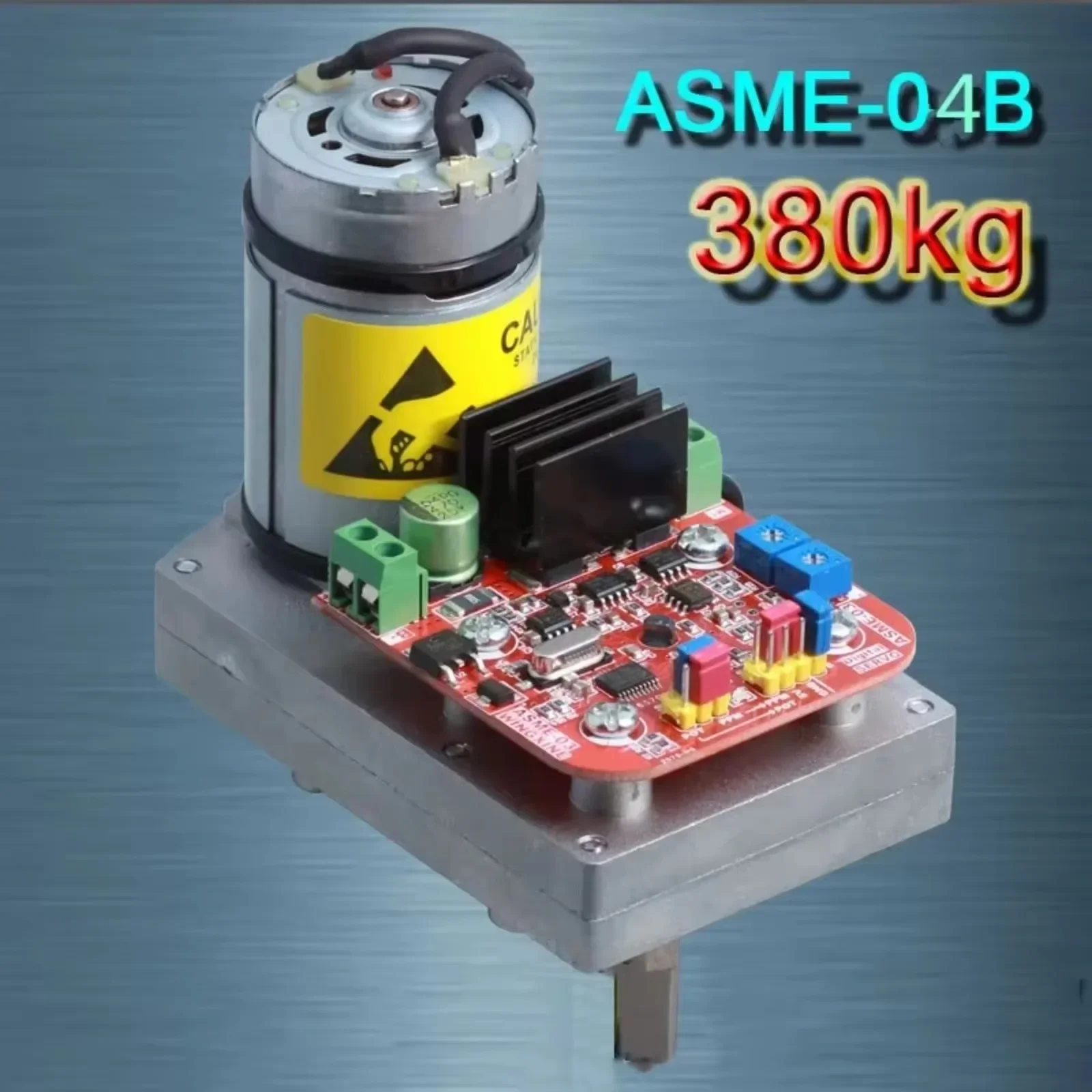 ASME-04B High-power High-torque Servo Steering Gear MAX 380Kg.cm 12-24V for Large Robot Mechanical Arm ASME-04B Servo 380kg