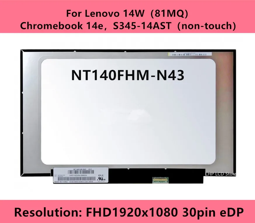 Guia Definitivo da Tela LCD 14 Polegadas NT140FHM-N43: Uma Análise Técnica para Reparos de Notebooks